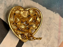 Charger l'image dans la galerie, Boucles cœur vintage Yves Saint Laurent