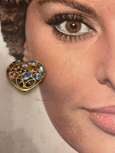 Charger l'image dans la galerie, Boucles cœur vintage Yves Saint Laurent