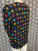 Charger l'image dans la galerie, Veste à sequins vintage taille 40
