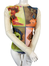 Charger l&#39;image dans la galerie, Haut mesh Jean Paul Gaultier soleil taille 38
