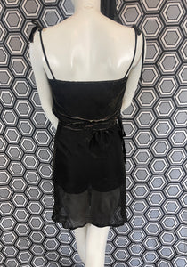 Ensemble de plage : combishort et paréo métallisé taille 38