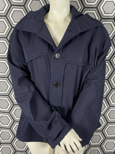 Charger l'image dans la galerie, Veste bleu marine à capuche Yohji Yamamoto taille 38

