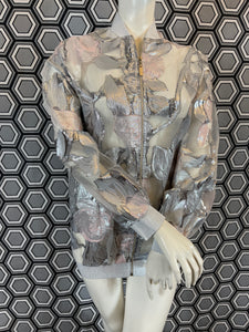 Bomber Gai Mattiolo argenté taille 38