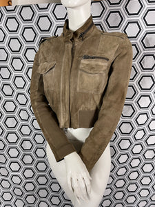 Blouson en daim Twin-set Simona Barbieri taille 40