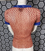 Charger l&#39;image dans la galerie, Haut polka en mesh Jean Paul Gaultier taille 36
