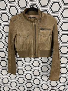 Blouson en daim Twin-set Simona Barbieri taille 40