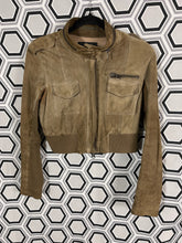 Charger l&#39;image dans la galerie, Blouson en daim Twin-set Simona Barbieri taille 40
