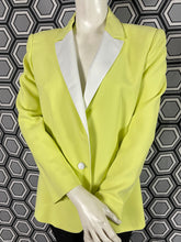 Charger l'image dans la galerie, Veste vert anis et col Blanc Just Cavalli taille 40
