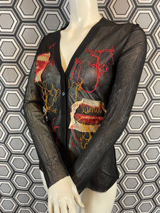 Cardigan mesh Jean Paul Gaultier taille 38
