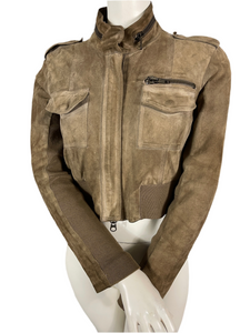 Blouson en daim Twin-set Simona Barbieri taille 40