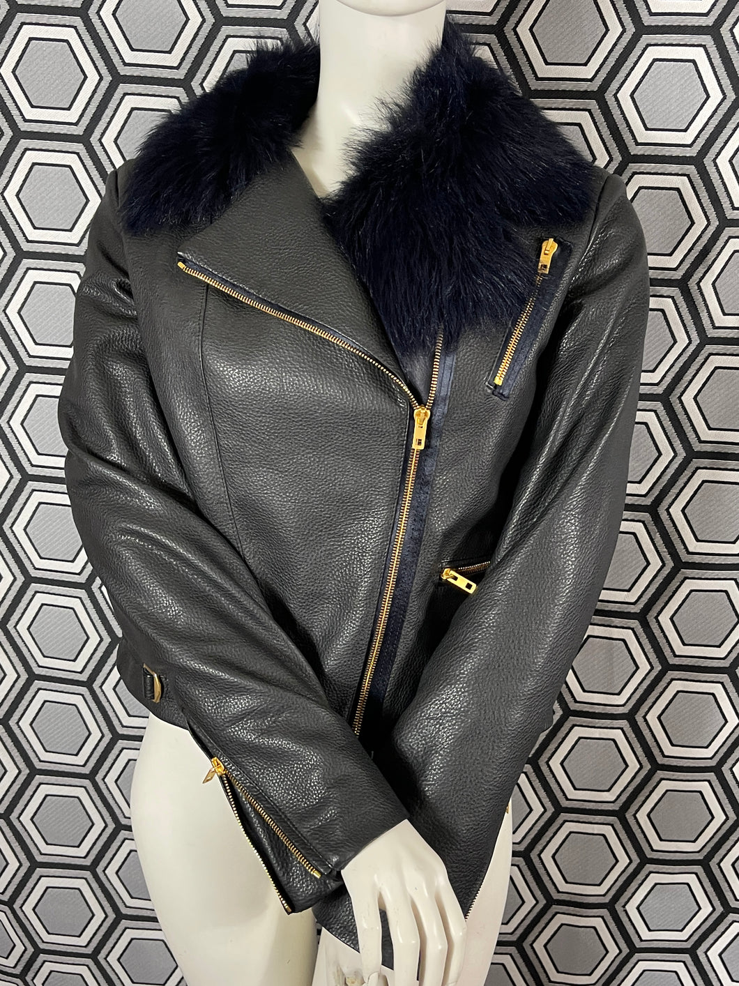 Blouson en cuir Paul Smith taille 36