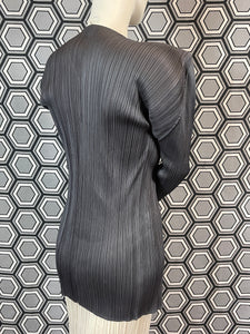 Veste gris foncé Pleats Please Issey Miyake