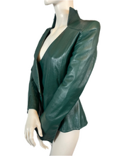 Charger l'image dans la galerie, Veste vintage en cuir Thierry Mugler taille 38
