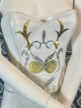 Charger l&#39;image dans la galerie, Incroyable bustier en cuir Jean Claude Jitrois taille 38
