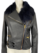 Charger l&#39;image dans la galerie, Blouson en cuir Paul Smith taille 36
