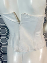Charger l&#39;image dans la galerie, Incroyable bustier en cuir Jean Claude Jitrois taille 38
