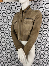 Charger l&#39;image dans la galerie, Blouson en daim Twin-set Simona Barbieri taille 40
