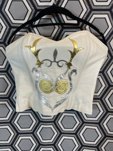 Charger l&#39;image dans la galerie, Incroyable bustier en cuir Jean Claude Jitrois taille 38
