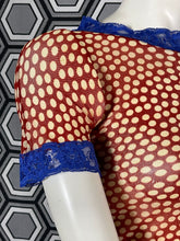 Charger l&#39;image dans la galerie, Haut polka en mesh Jean Paul Gaultier taille 36
