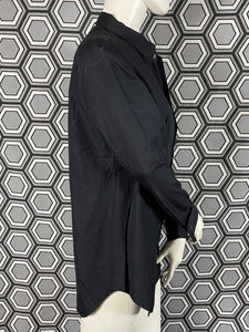 Chemise noire Yohji Yamamoto taille 40