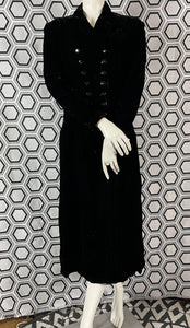 Manteau en velours Armand Ventilo taille 40
