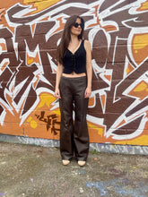 Charger l&#39;image dans la galerie, Pantalon en cuir Mugler taille 36
