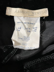 Manteau en velours Armand Ventilo taille 40