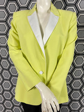 Charger l'image dans la galerie, Veste vert anis et col Blanc Just Cavalli taille 40
