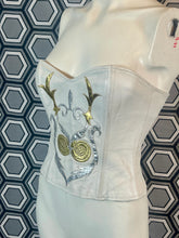Charger l&#39;image dans la galerie, Incroyable bustier en cuir Jean Claude Jitrois taille 38
