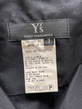 Charger l&#39;image dans la galerie, Chemise noire Yohji Yamamoto taille 40
