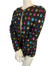 Charger l'image dans la galerie, Veste à sequins vintage taille 40
