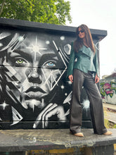 Charger l'image dans la galerie, Veste vintage en cuir Thierry Mugler taille 38
