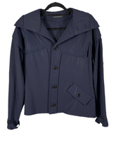 Charger l'image dans la galerie, Veste bleu marine à capuche Yohji Yamamoto taille 38
