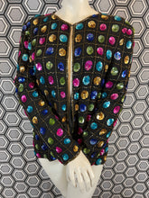Charger l'image dans la galerie, Veste à sequins vintage taille 40
