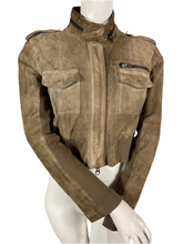 Charger l&#39;image dans la galerie, Blouson en daim Twin-set Simona Barbieri taille 40
