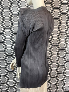 Veste gris foncé Pleats Please Issey Miyake