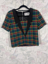 Charger l&#39;image dans la galerie, Haut tartan Jean Charles de Castelbajac taille 36
