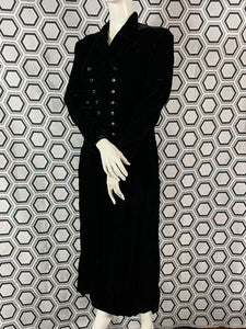 Manteau en velours Armand Ventilo taille 40