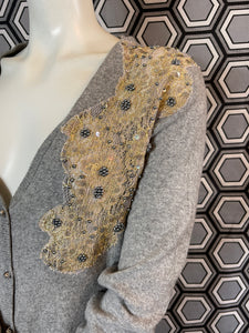 Cardigan Manoush brodé taille 40