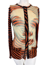 Charger l&#39;image dans la galerie, Cardigan Jean Paul Gaultier modèle Marlène Dietrich taille 38
