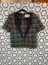 Charger l&#39;image dans la galerie, Haut tartan Jean Charles de Castelbajac taille 36
