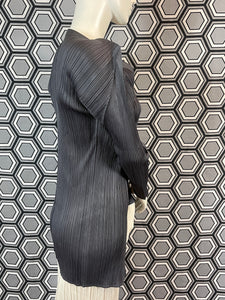 Veste gris foncé Pleats Please Issey Miyake