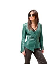 Charger l'image dans la galerie, Veste vintage en cuir Thierry Mugler taille 38
