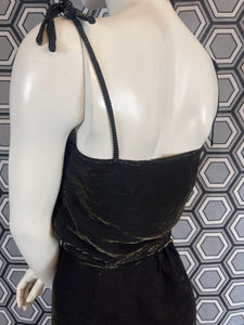 Ensemble de plage : combishort et paréo métallisé taille 38