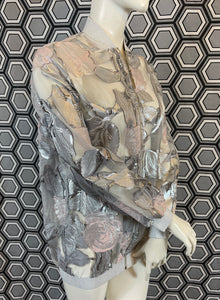 Bomber Gai Mattiolo argenté taille 38