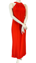 Charger l&#39;image dans la galerie, Robe longue rouge Yves Saint Laurent rive gauche taille 40
