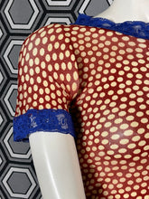 Charger l&#39;image dans la galerie, Haut polka en mesh Jean Paul Gaultier taille 36
