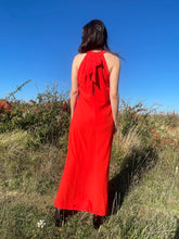 Charger l&#39;image dans la galerie, Robe longue rouge Yves Saint Laurent rive gauche taille 40
