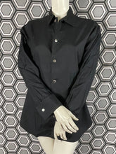 Charger l&#39;image dans la galerie, Chemise noire Yohji Yamamoto taille 40
