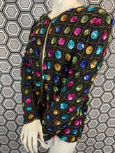 Charger l'image dans la galerie, Veste à sequins vintage taille 40
